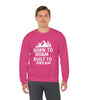 Born to Roam Built to Dream Crewneck Sweatshirt — Adventure Mountain Graphic