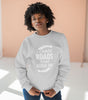 Road-Trip Crewneck Sweatshirt – “I Chase Roads That Never End”