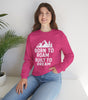 Born to Roam Built to Dream Crewneck Sweatshirt — Adventure Mountain Graphic