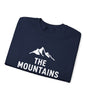 Mountain Crewneck Sweatshirt – “The Mountains” Graphic