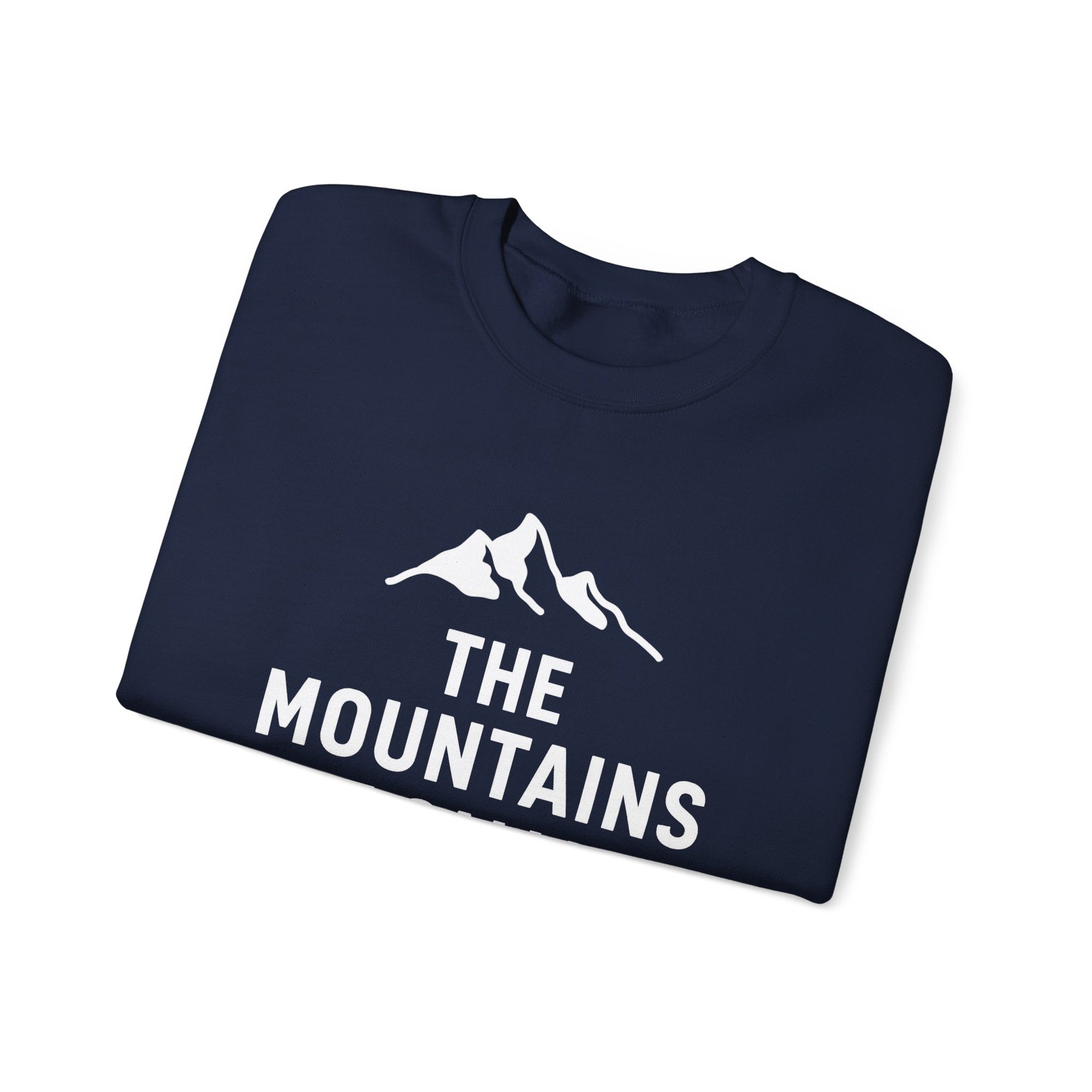 Mountain Crewneck Sweatshirt – “The Mountains” Graphic