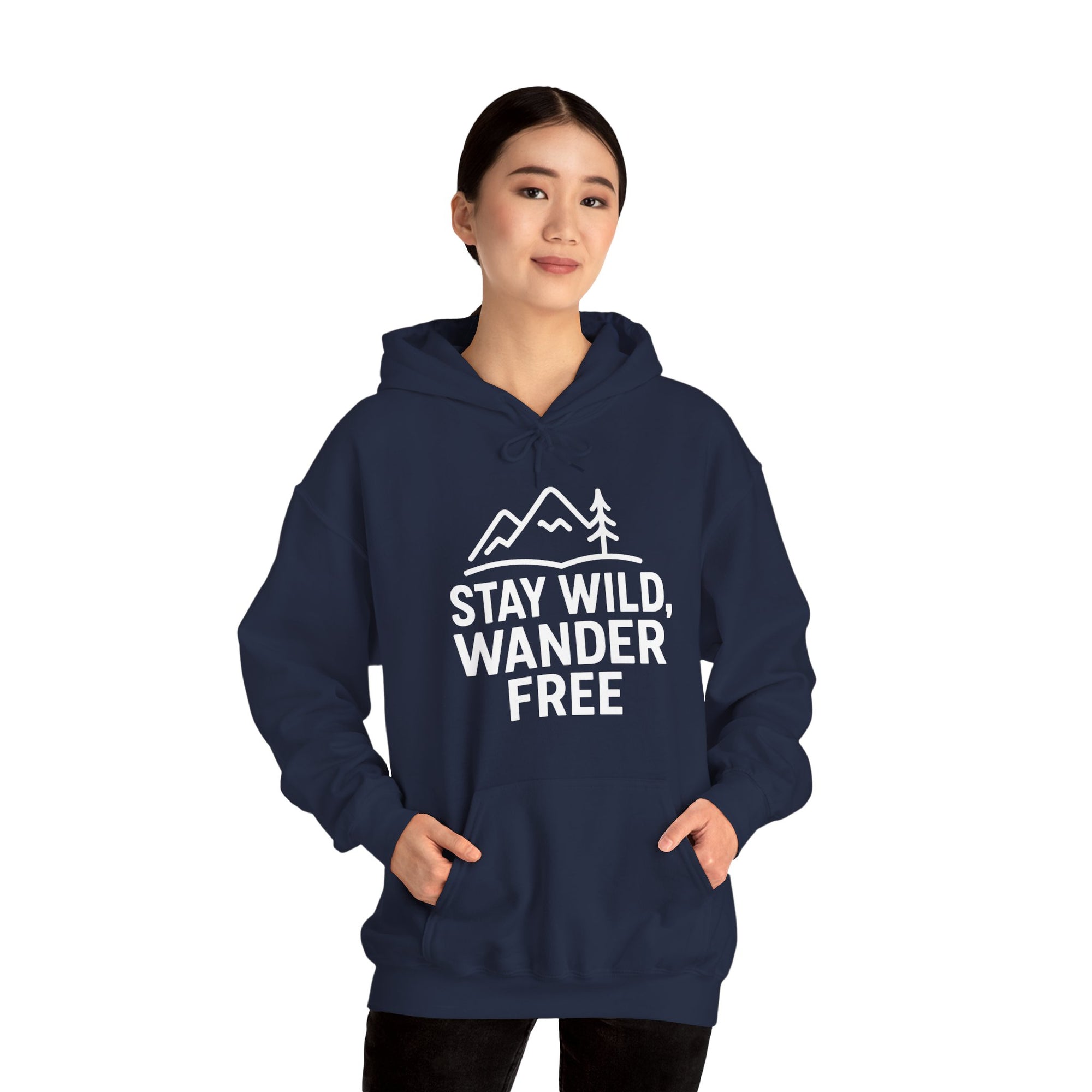 “Stay Wild, Wander Free” Hoodie – For the Soul That Never Settles
