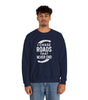 “I Chase Roads That Never End” Crewneck Sweatshirt – For the Wild-Hearted Explorer