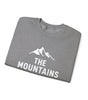 Mountain Crewneck Sweatshirt – “The Mountains” Graphic