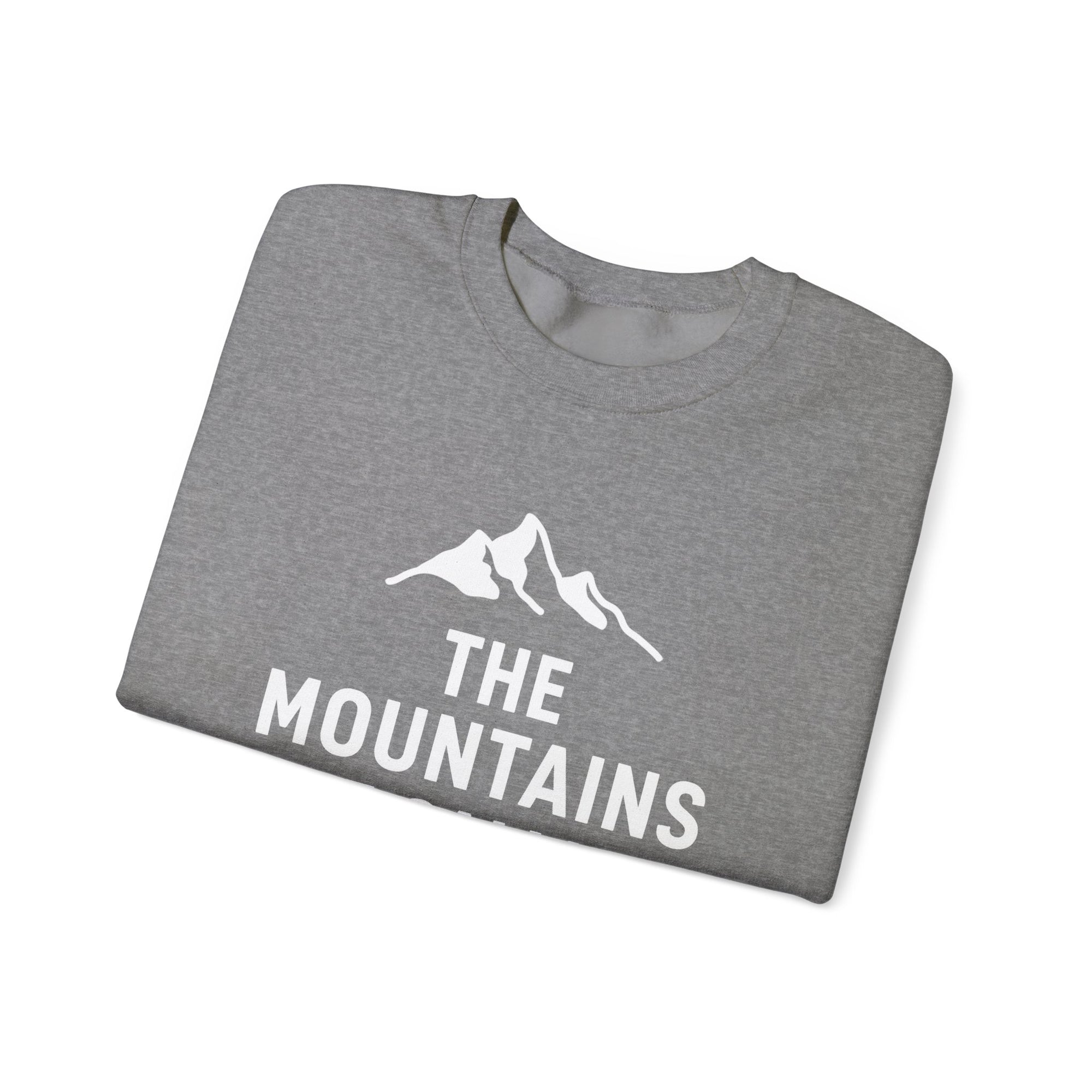 Mountain Crewneck Sweatshirt – “The Mountains” Graphic