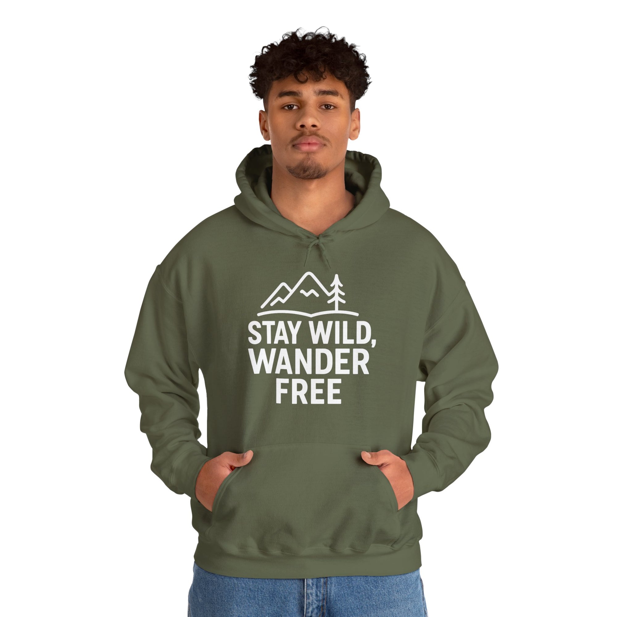 “Stay Wild, Wander Free” Hoodie – For the Soul That Never Settles