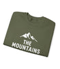 Mountain Crewneck Sweatshirt – “The Mountains” Graphic