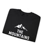 Mountain Crewneck Sweatshirt – “The Mountains” Graphic