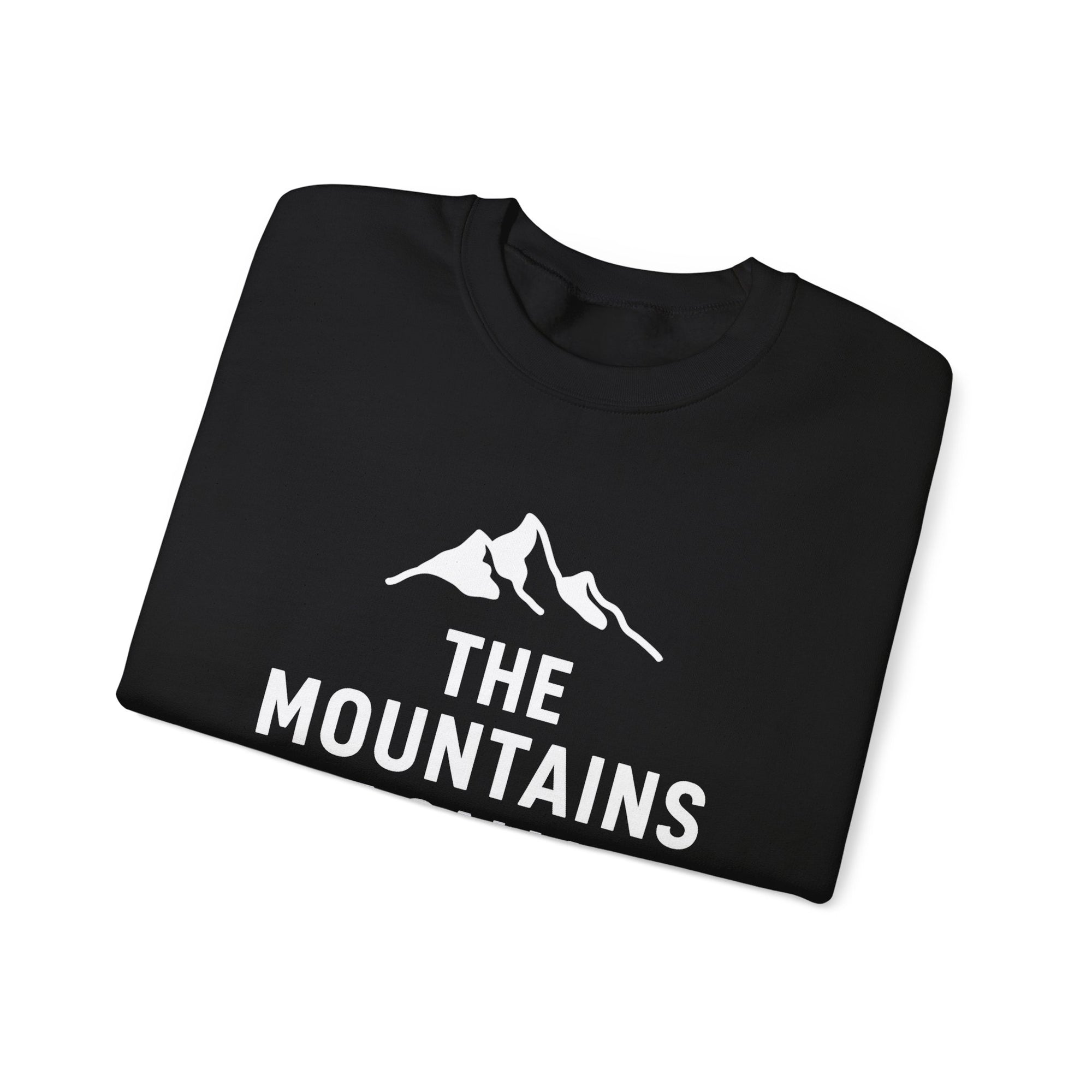 Mountain Crewneck Sweatshirt – “The Mountains” Graphic