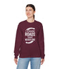 “I Chase Roads That Never End” Crewneck Sweatshirt – For the Wild-Hearted Explorer