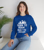 Born to Roam Built to Dream Crewneck Sweatshirt — Adventure Mountain Graphic