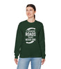 “I Chase Roads That Never End” Crewneck Sweatshirt – For the Wild-Hearted Explorer