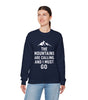 Mountain Crewneck Sweatshirt – “The Mountains” Graphic
