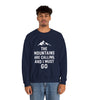 Mountain Crewneck Sweatshirt – “The Mountains” Graphic