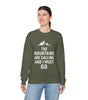 Mountain Crewneck Sweatshirt – “The Mountains” Graphic